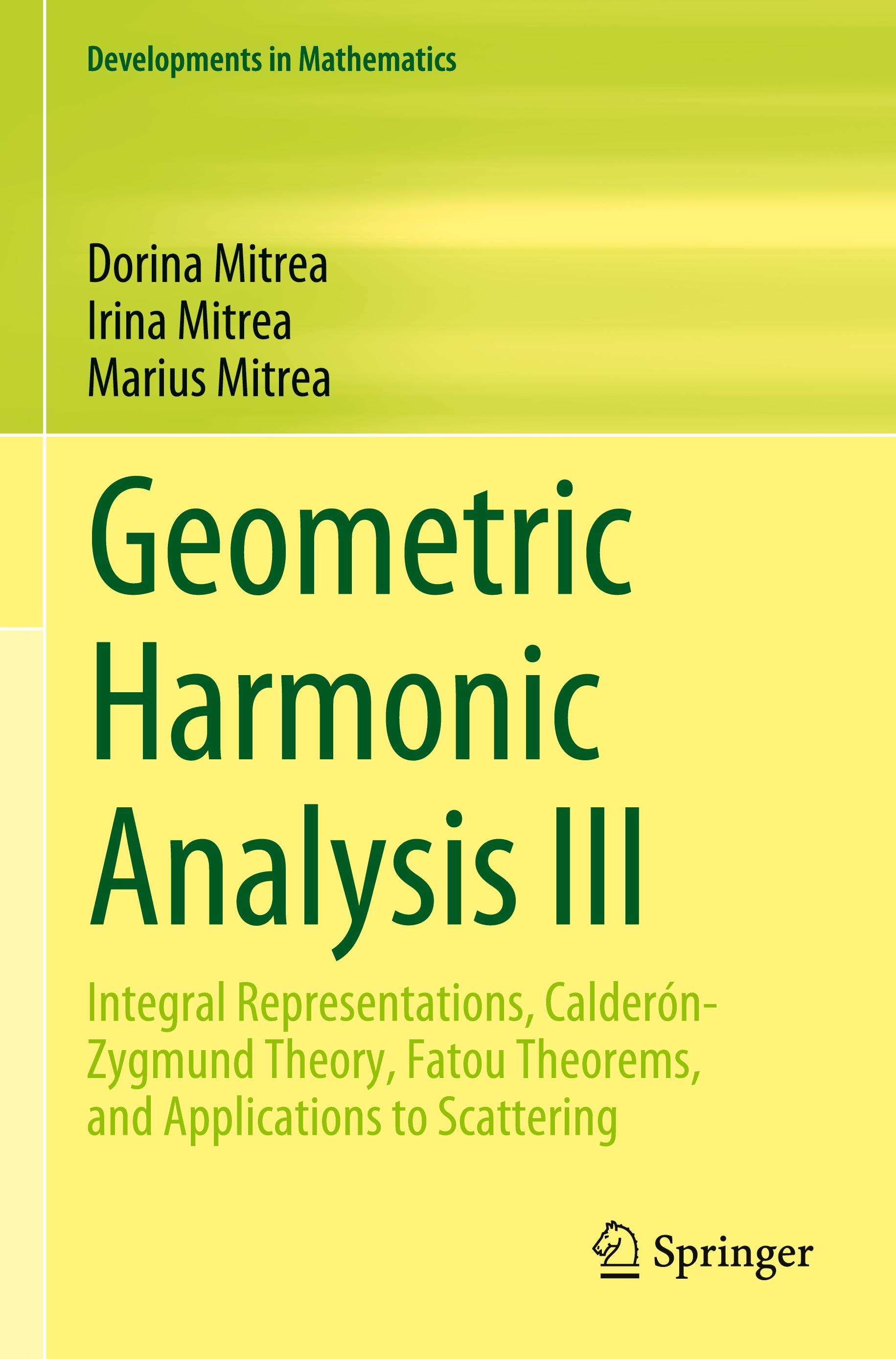 Geometric Harmonic Analysis III