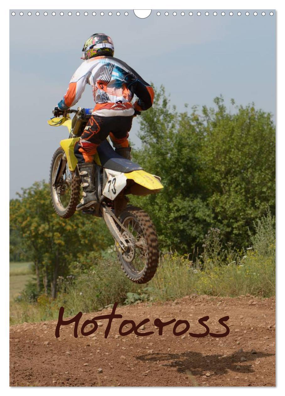 Motocross Terminplaner (Wandkalender 2025 DIN A3 hoch), CALVENDO Monatskalender