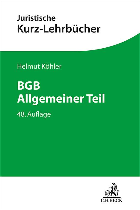 BGB Allgemeiner Teil