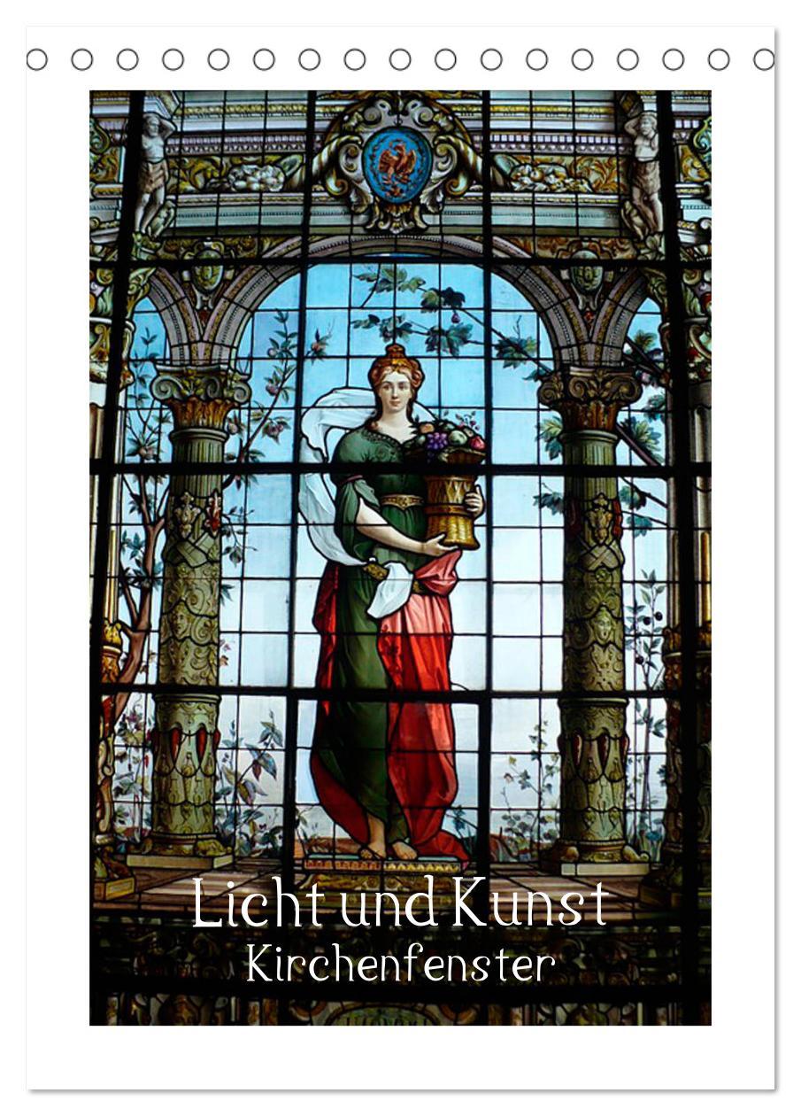 Licht und Kunst (Tischkalender 2025 DIN A5 hoch), CALVENDO Monatskalender