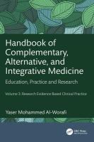 Handbook of Complementary, Alternative, and Integrative Medicine