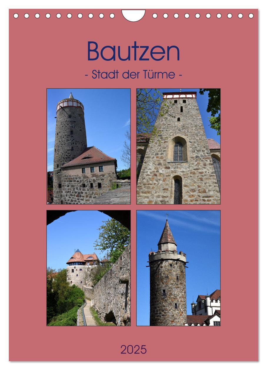 Bautzen - Stadt der Türme (Wandkalender 2025 DIN A4 hoch), CALVENDO Monatskalender