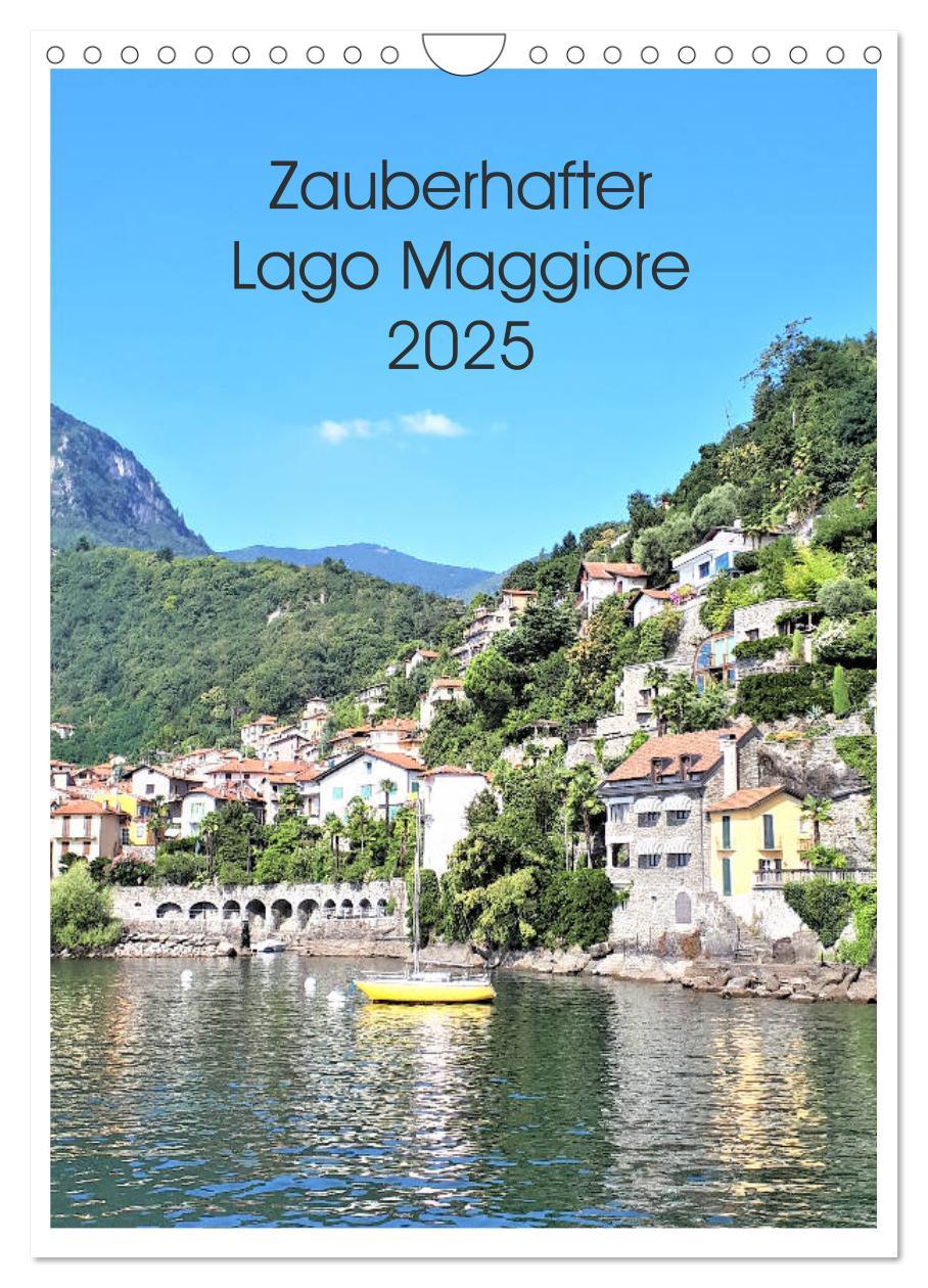 Zauberhafter Lago Maggiore (Wandkalender 2025 DIN A4 hoch), CALVENDO Monatskalender