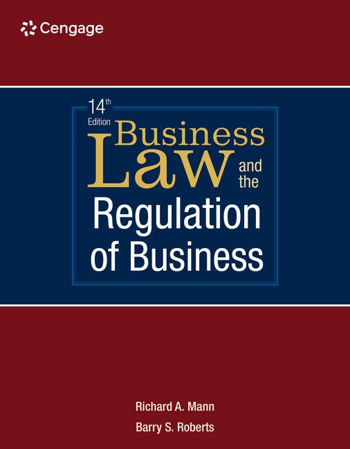 Business Law and the Regulation of Business