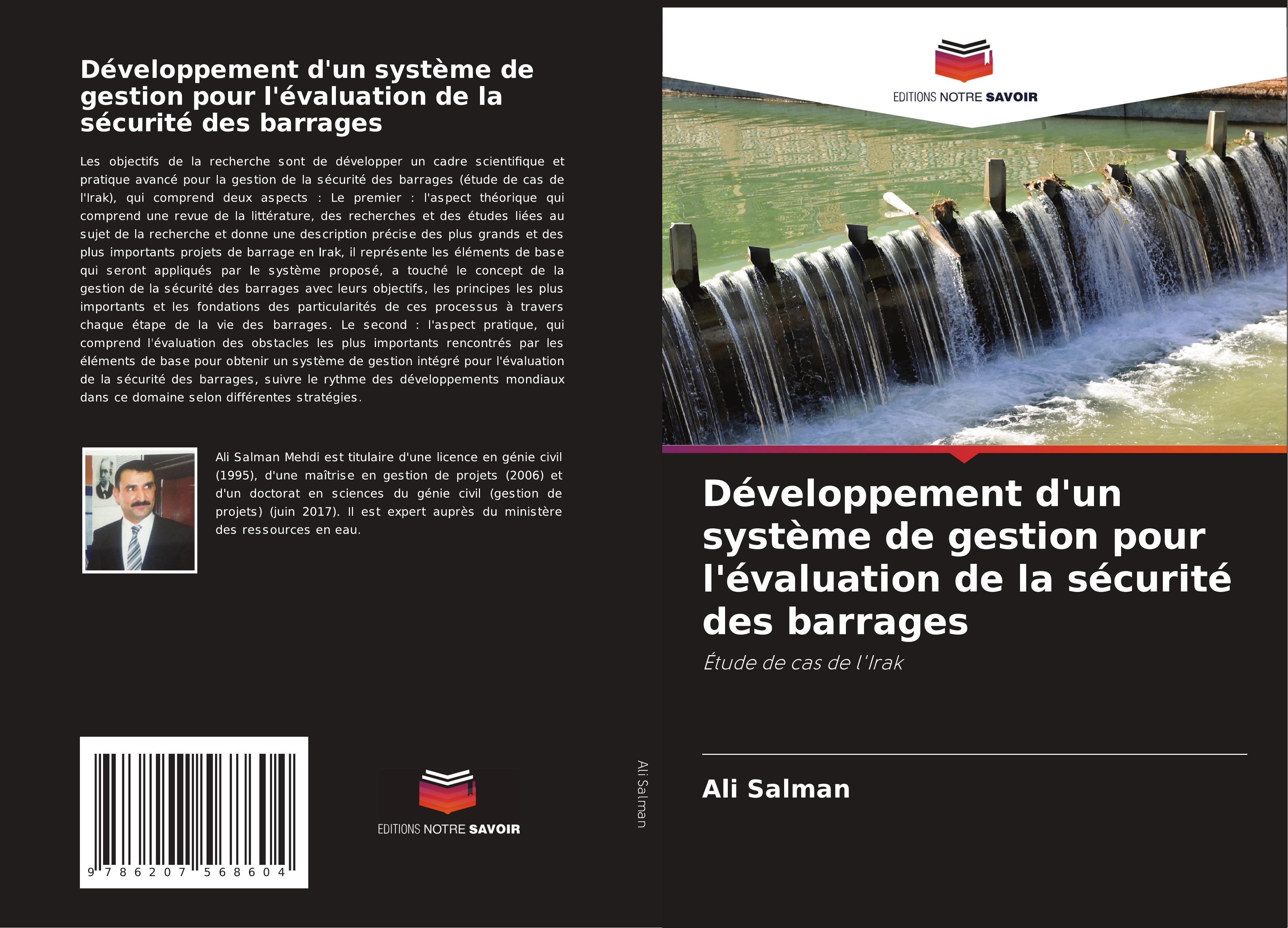 Développement d'un système de gestion pour l'évaluation de la sécurité des barrages