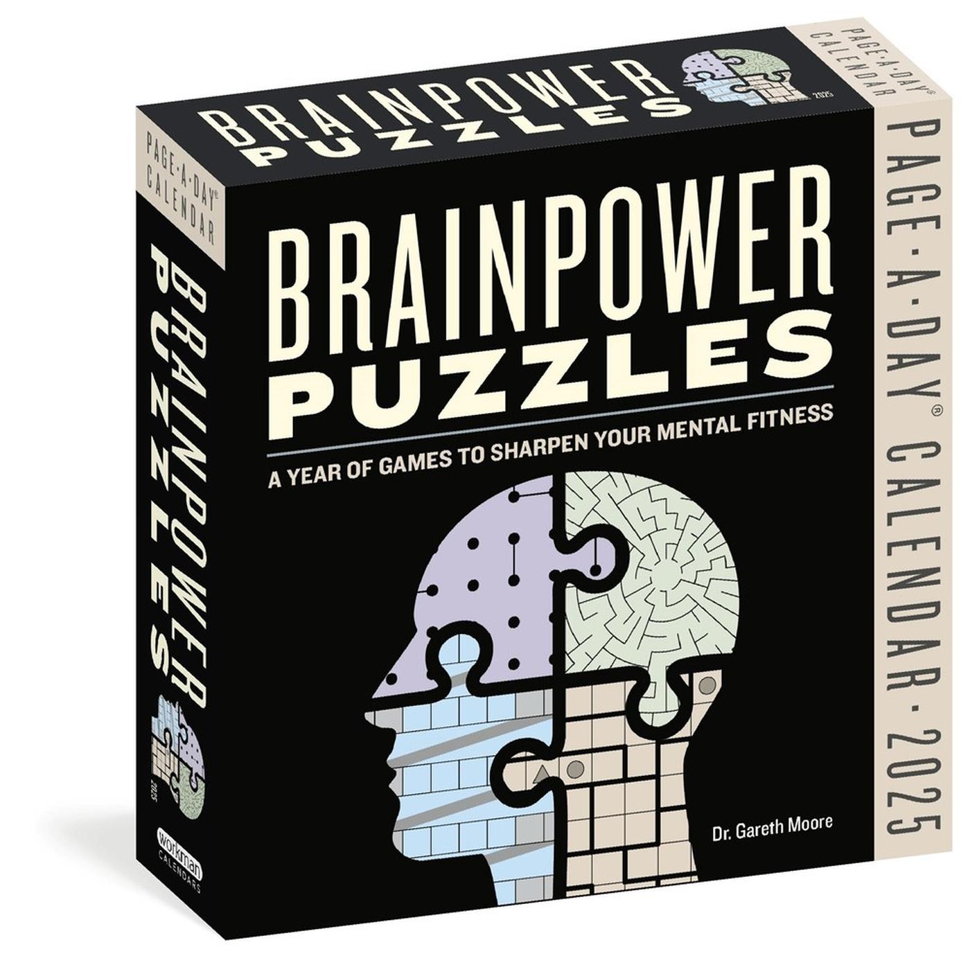 Brainpower Puzzles Page-A-Day(r) Calendar 2025