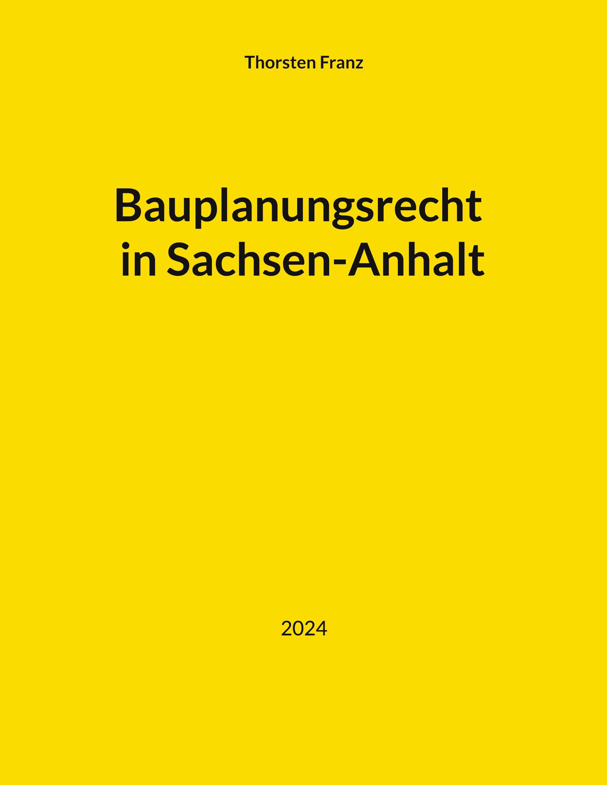 Bauplanungsrecht in Sachsen-Anhalt