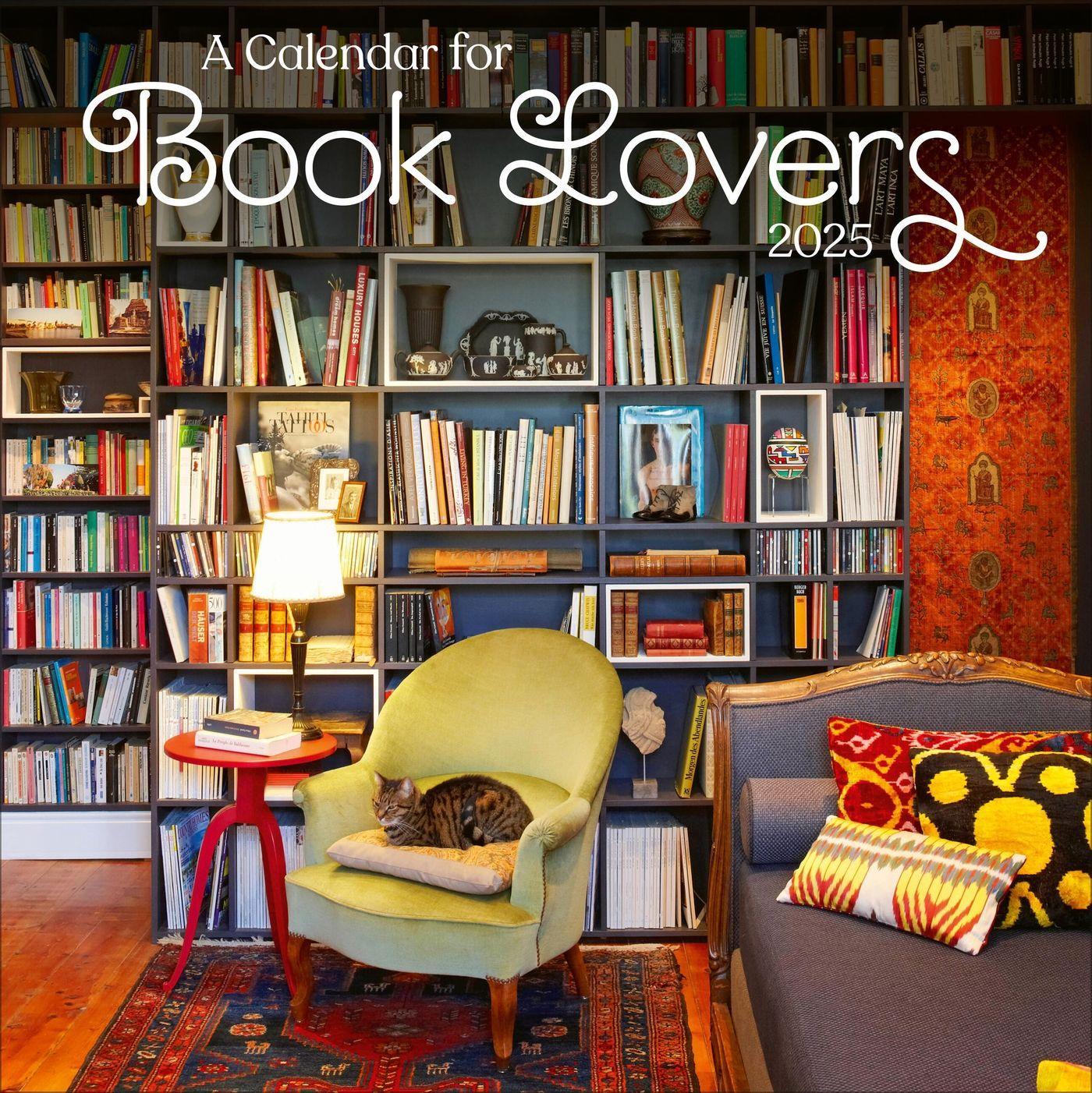 A Calendar for Book Lovers Wall Calendar 2025