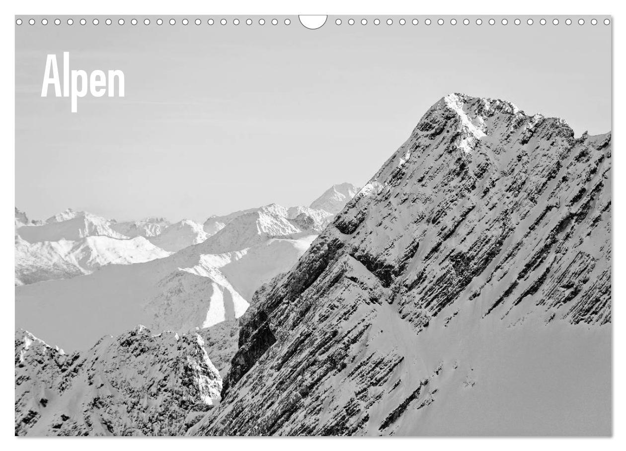 Alpen (Wandkalender 2025 DIN A3 quer), CALVENDO Monatskalender