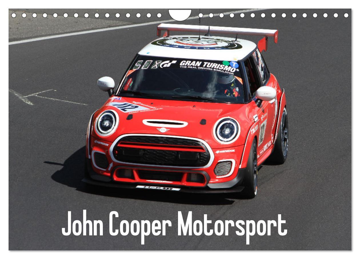 John Cooper Motorsport (Wandkalender 2025 DIN A4 quer), CALVENDO Monatskalender