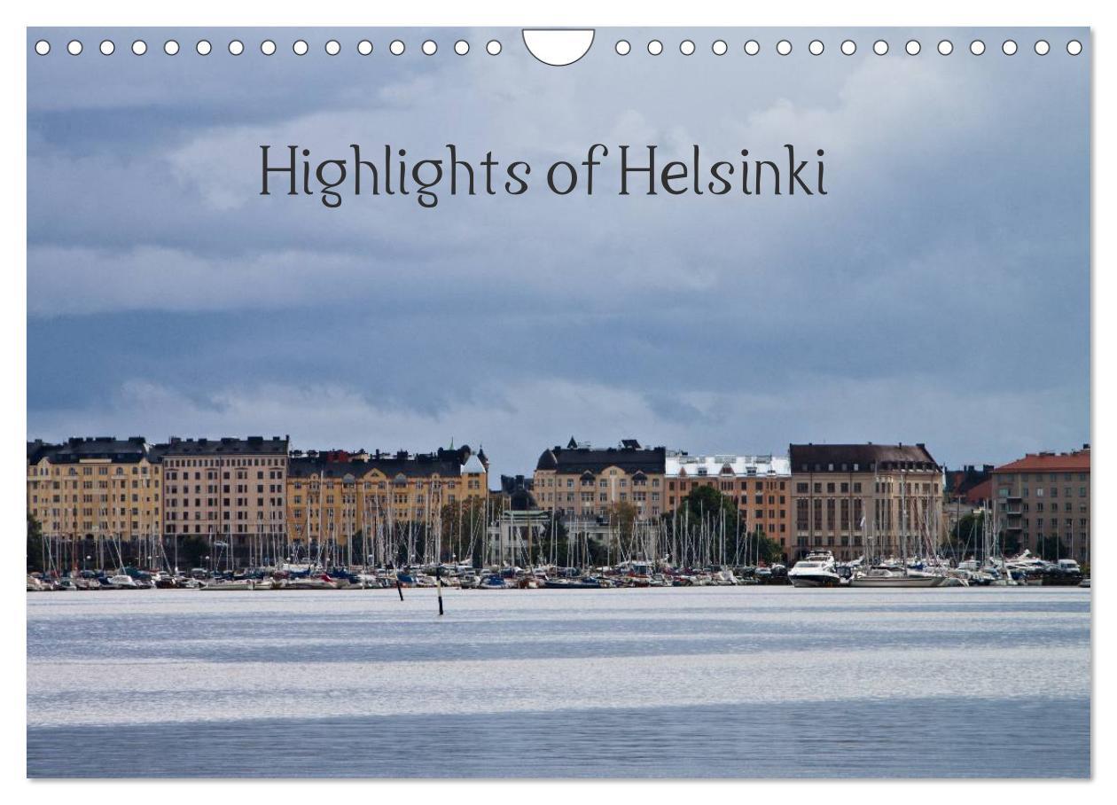 Highlights of Helsinki (Wandkalender 2025 DIN A4 quer), CALVENDO Monatskalender