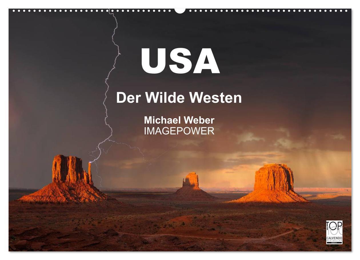 USA - Der Wilde Westen (Wandkalender 2025 DIN A2 quer), CALVENDO Monatskalender