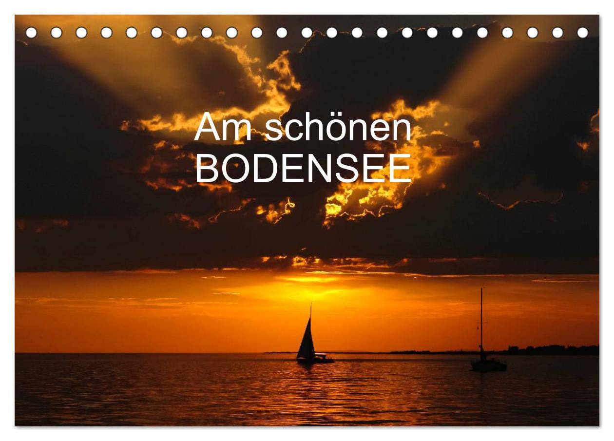 Am schönen Bodensee (Tischkalender 2025 DIN A5 quer), CALVENDO Monatskalender