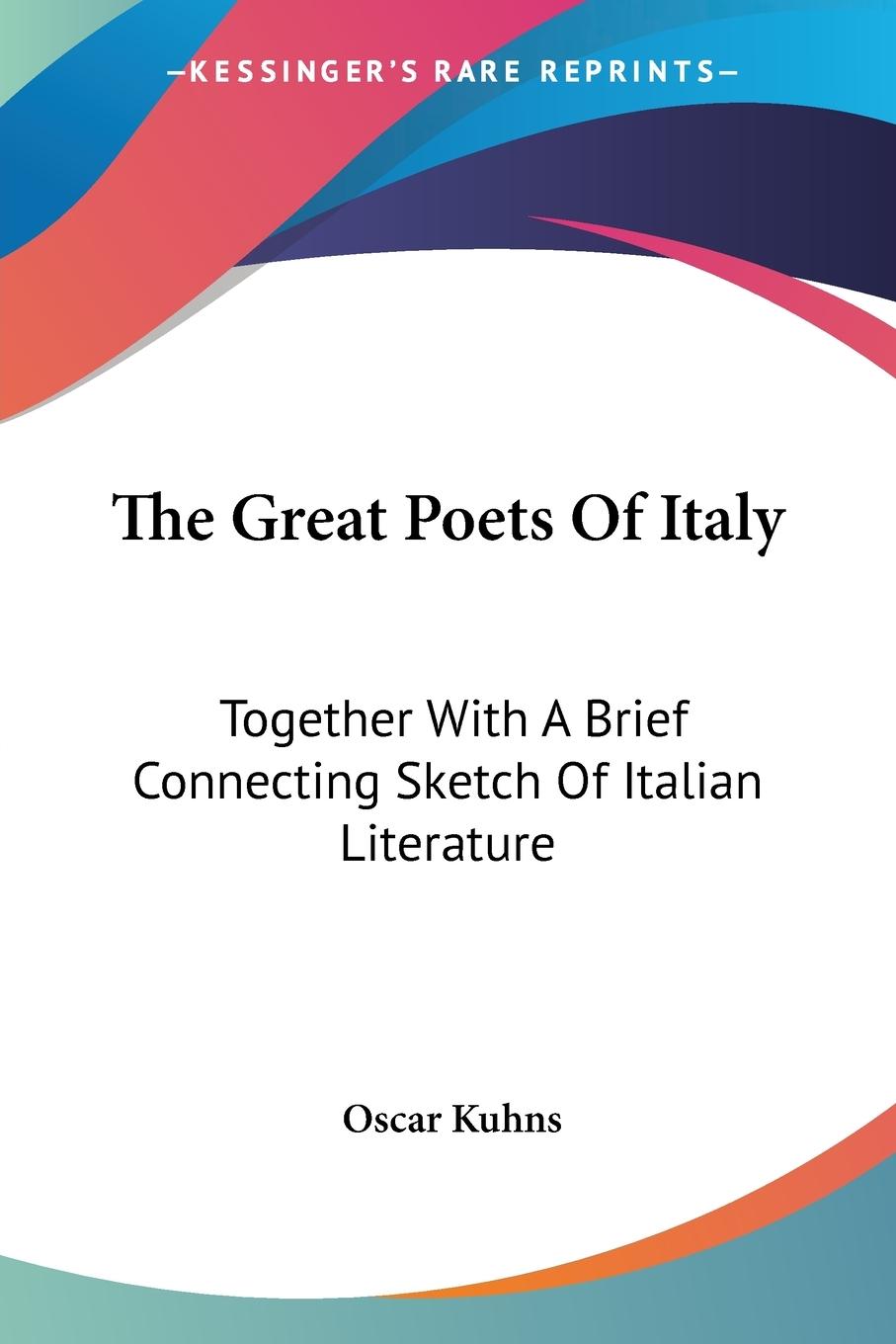 The Great Poets Of Italy