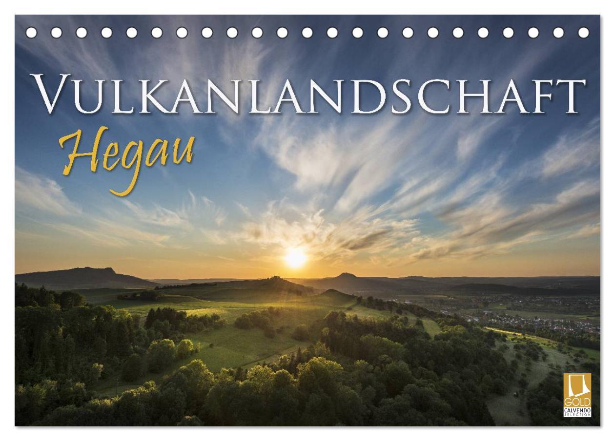 Vulkanlandschaft Hegau 2025 (Tischkalender 2025 DIN A5 quer), CALVENDO Monatskalender