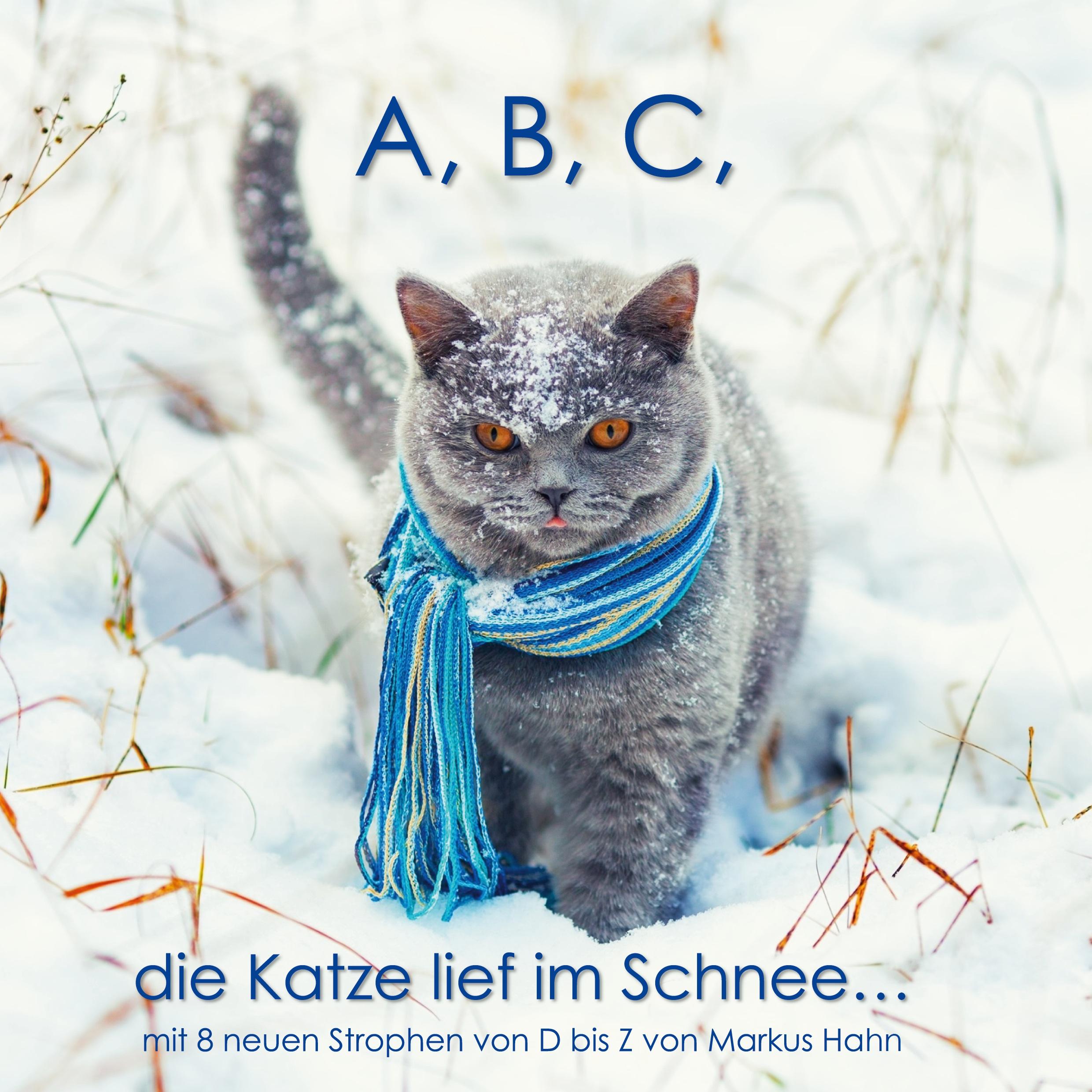 A, B, C, die Katze lief im Schnee