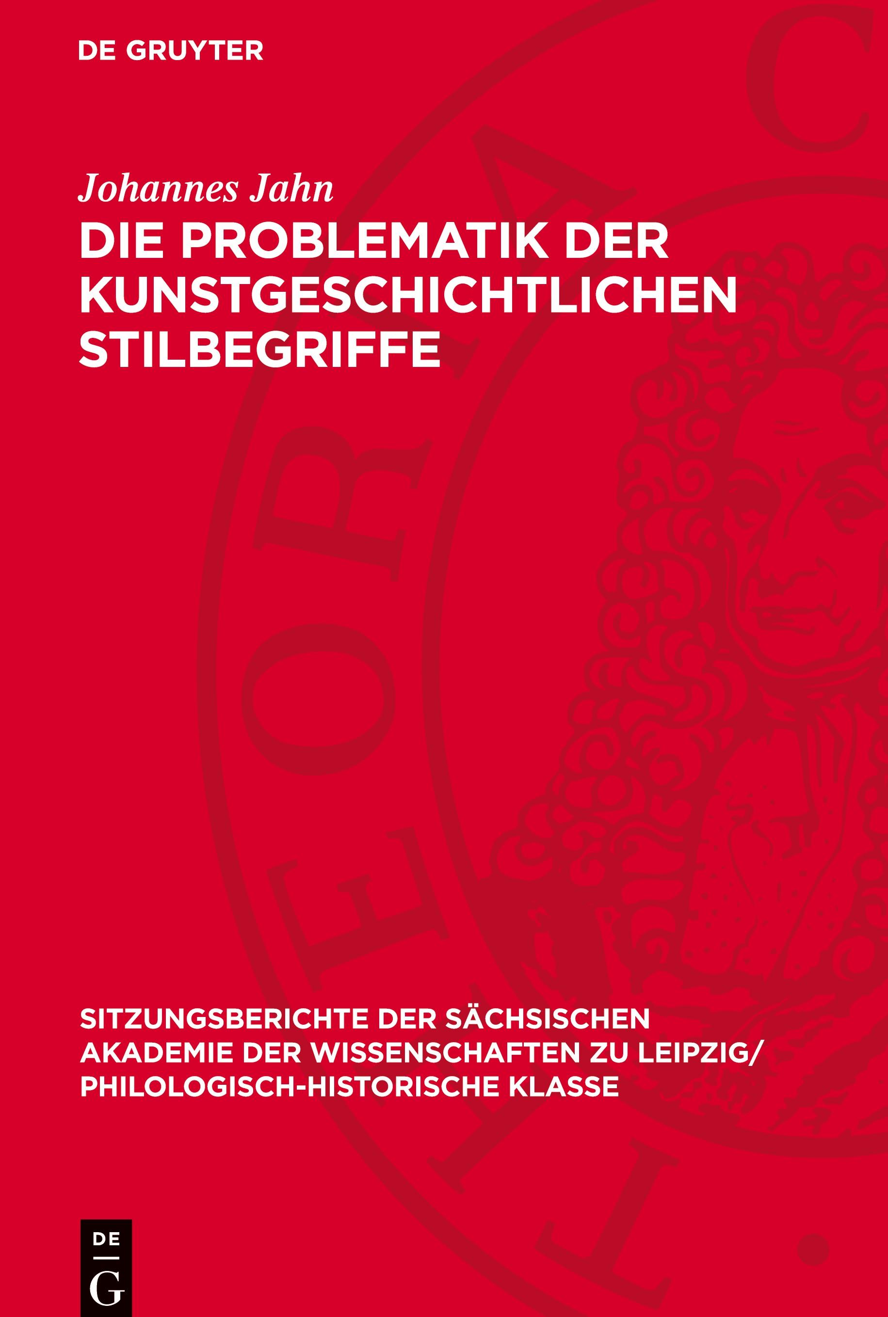 Die Problematik der kunstgeschichtlichen Stilbegriffe