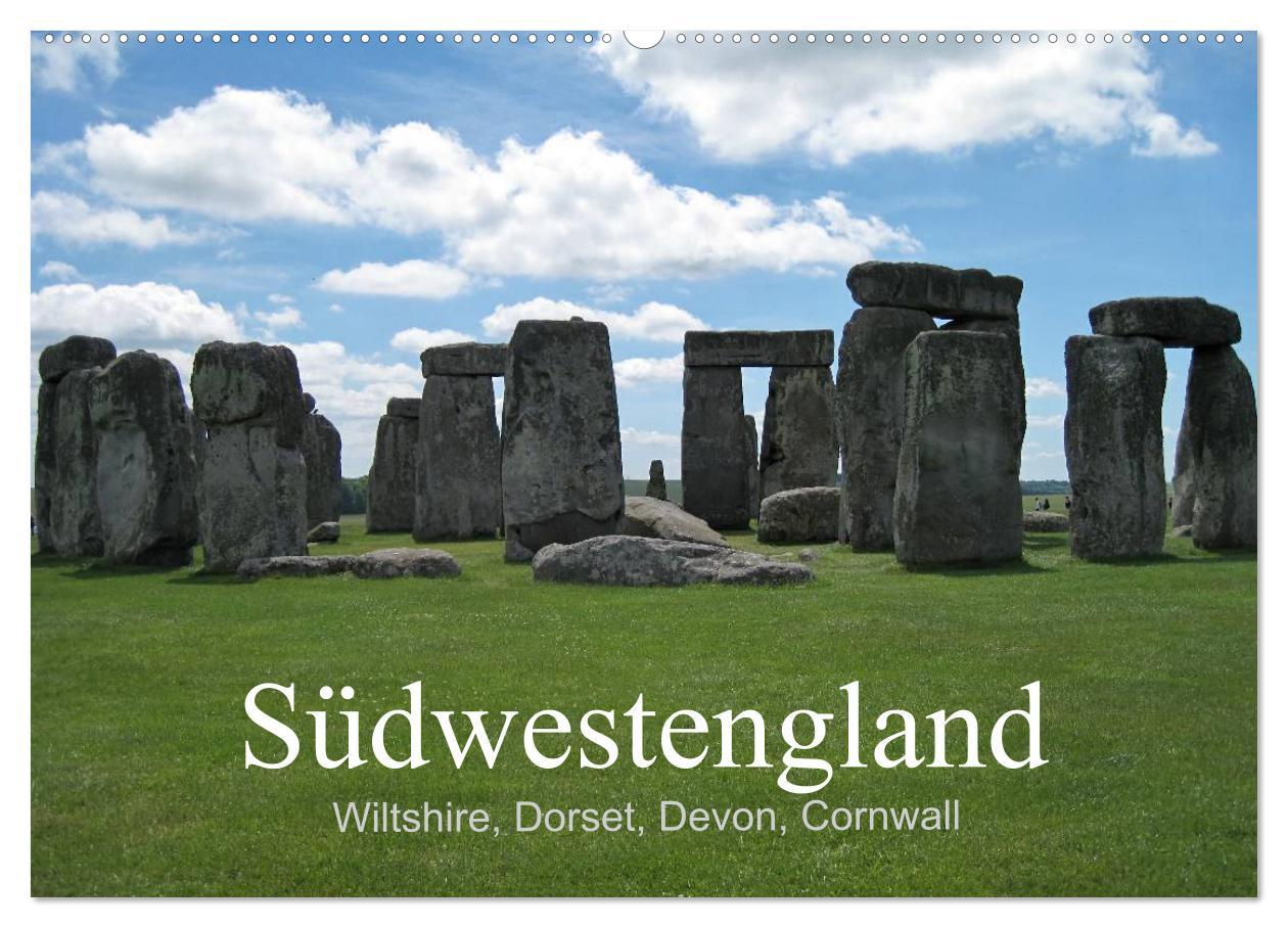 Südwestengland (Wandkalender 2025 DIN A2 quer), CALVENDO Monatskalender