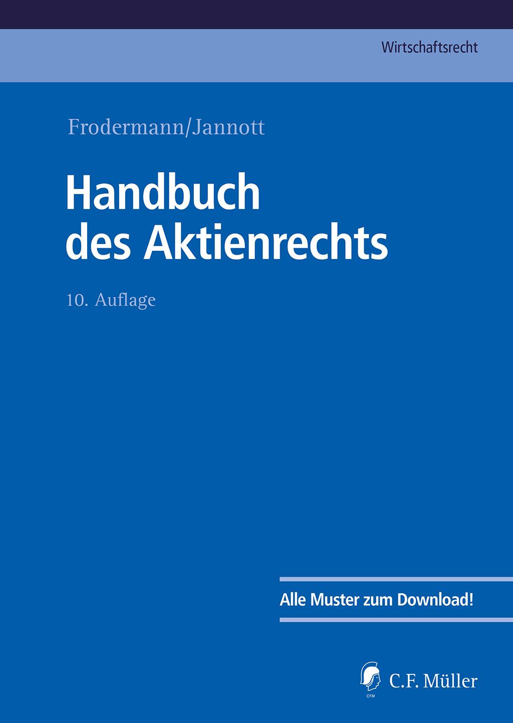 Handbuch des Aktienrechts