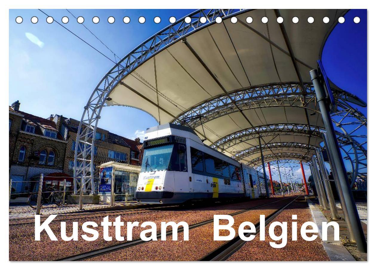 Kusttram Belgien (Tischkalender 2025 DIN A5 quer), CALVENDO Monatskalender