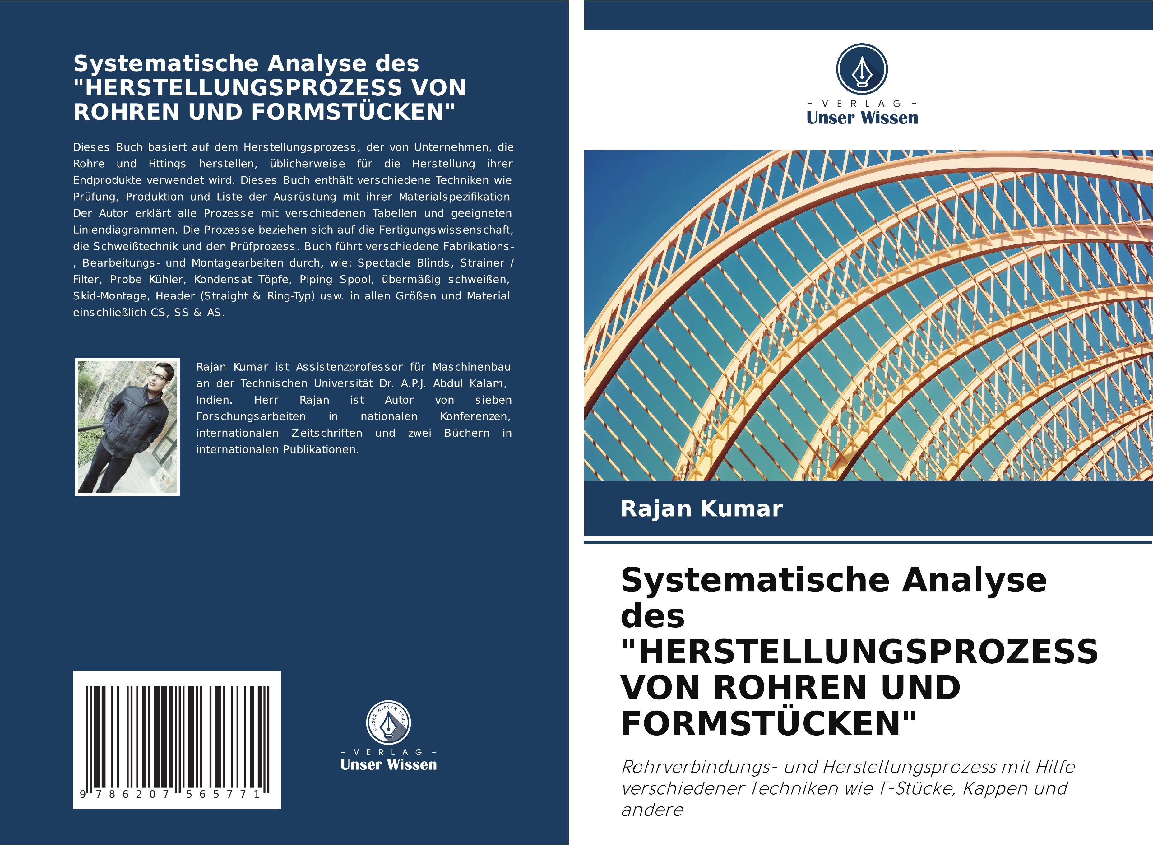 Systematische Analyse des "HERSTELLUNGSPROZESS VON ROHREN UND FORMSTÜCKEN"