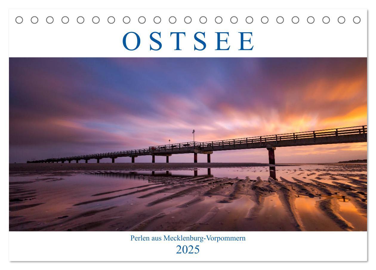 Ostsee - Perlen aus Mecklenburg-Vorpommern (Tischkalender 2025 DIN A5 quer), CALVENDO Monatskalender