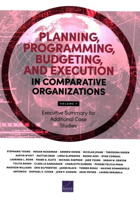 Planning, Programming, Budgeting, and Execution in Comparative Organizations