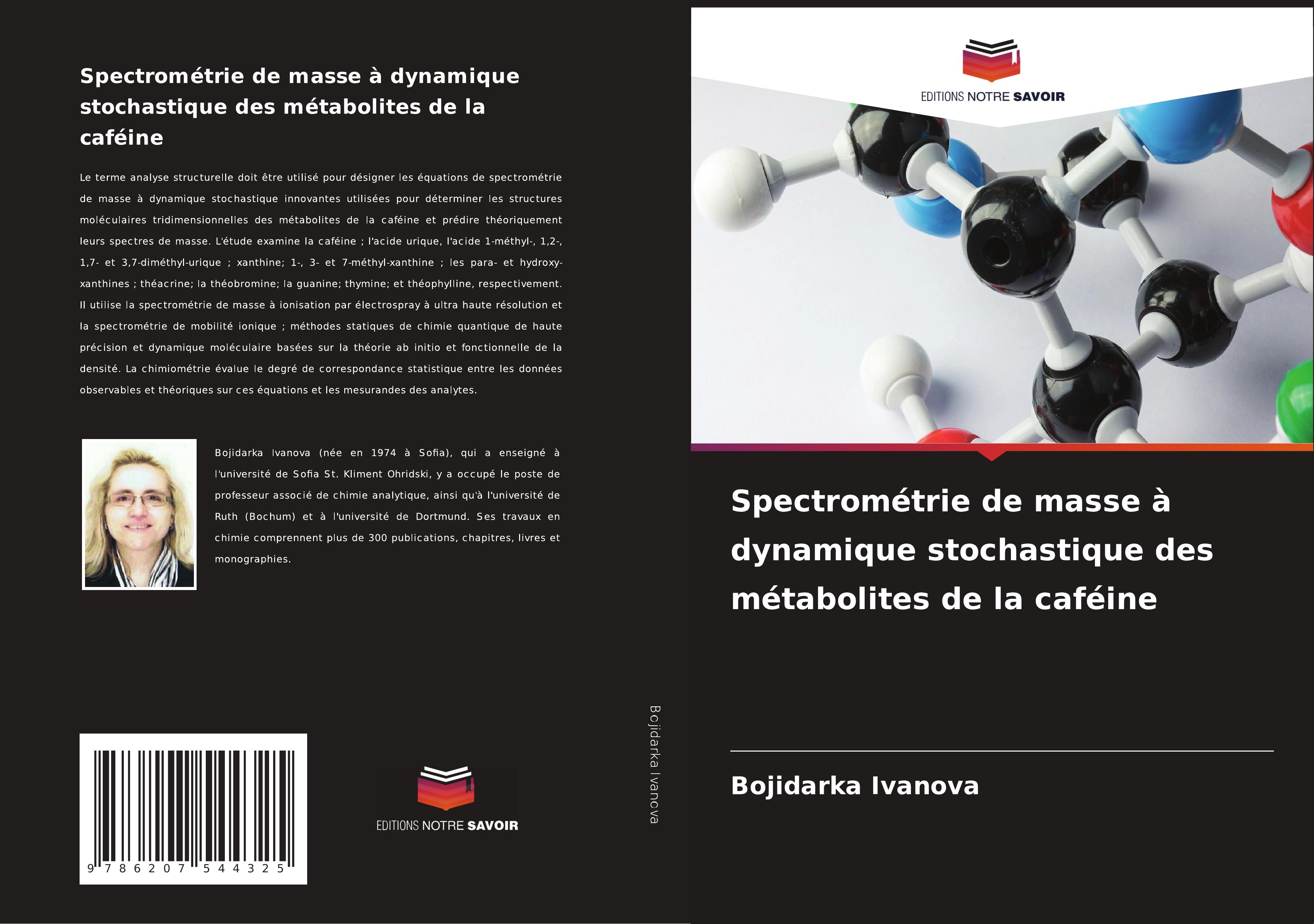 Spectrométrie de masse à dynamique stochastique des métabolites de la caféine