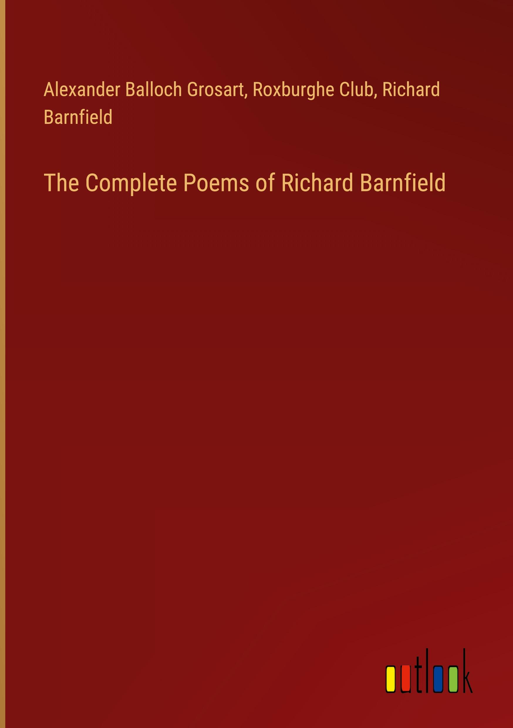 The Complete Poems of Richard Barnfield