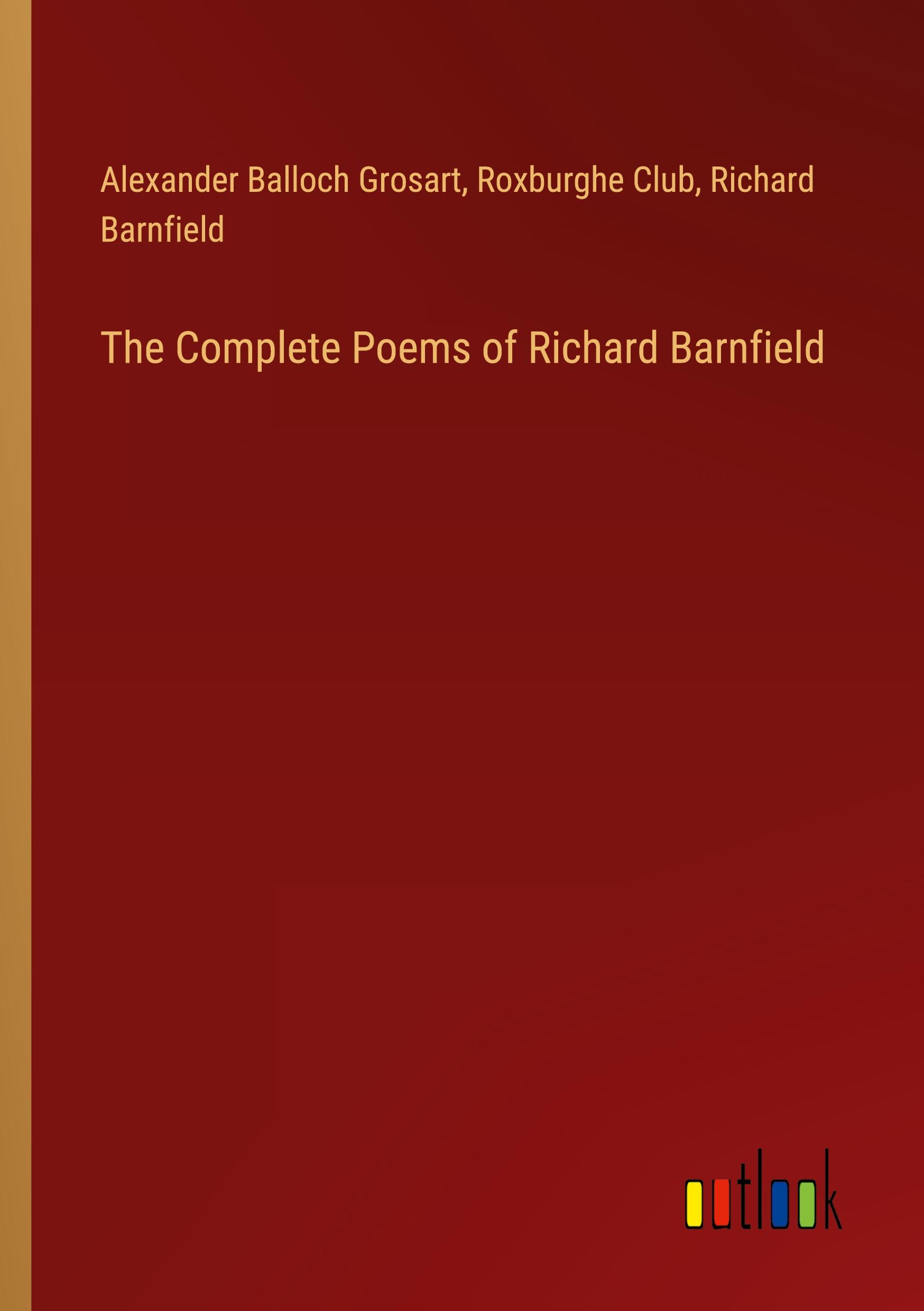 The Complete Poems of Richard Barnfield