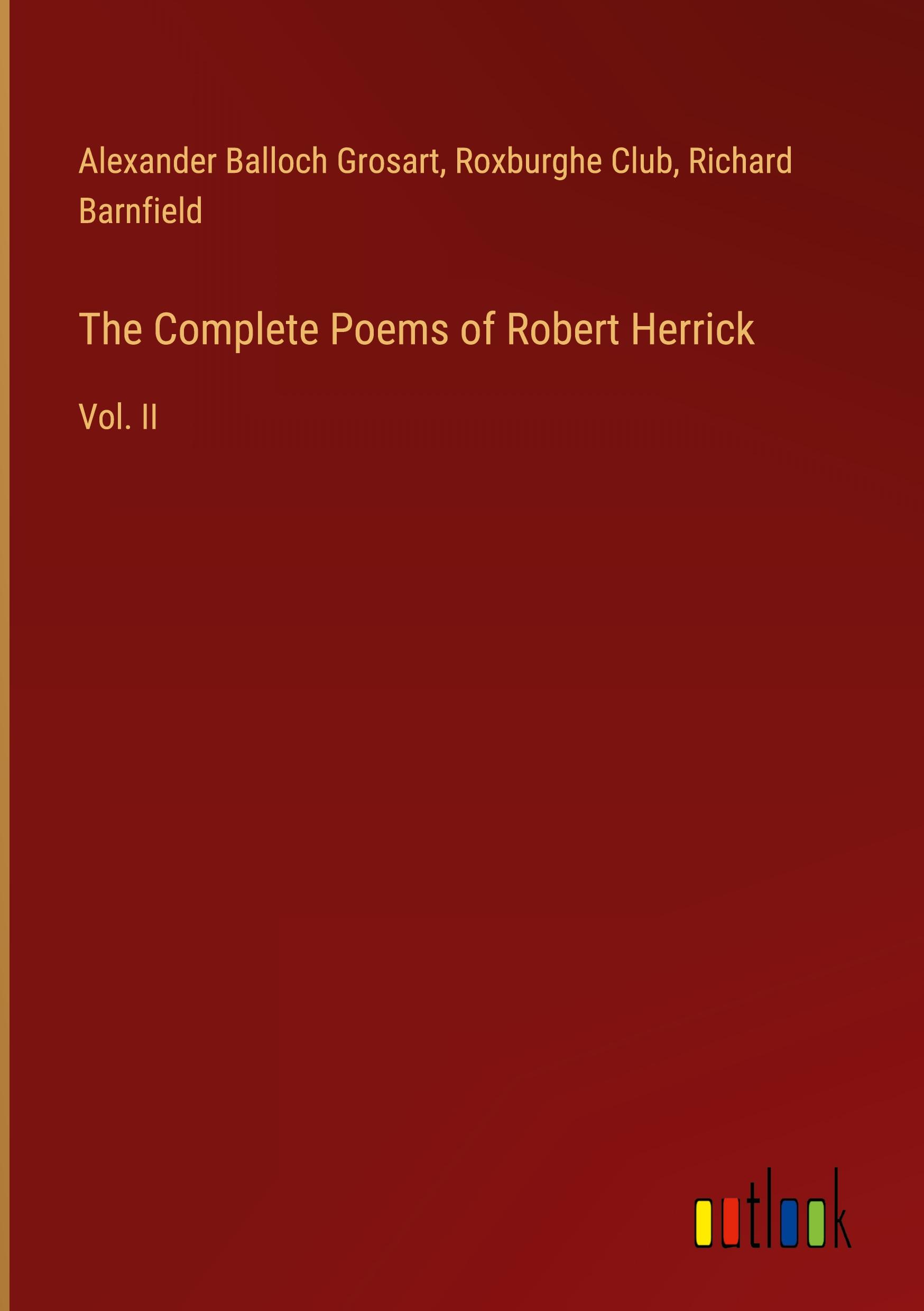 The Complete Poems of Robert Herrick