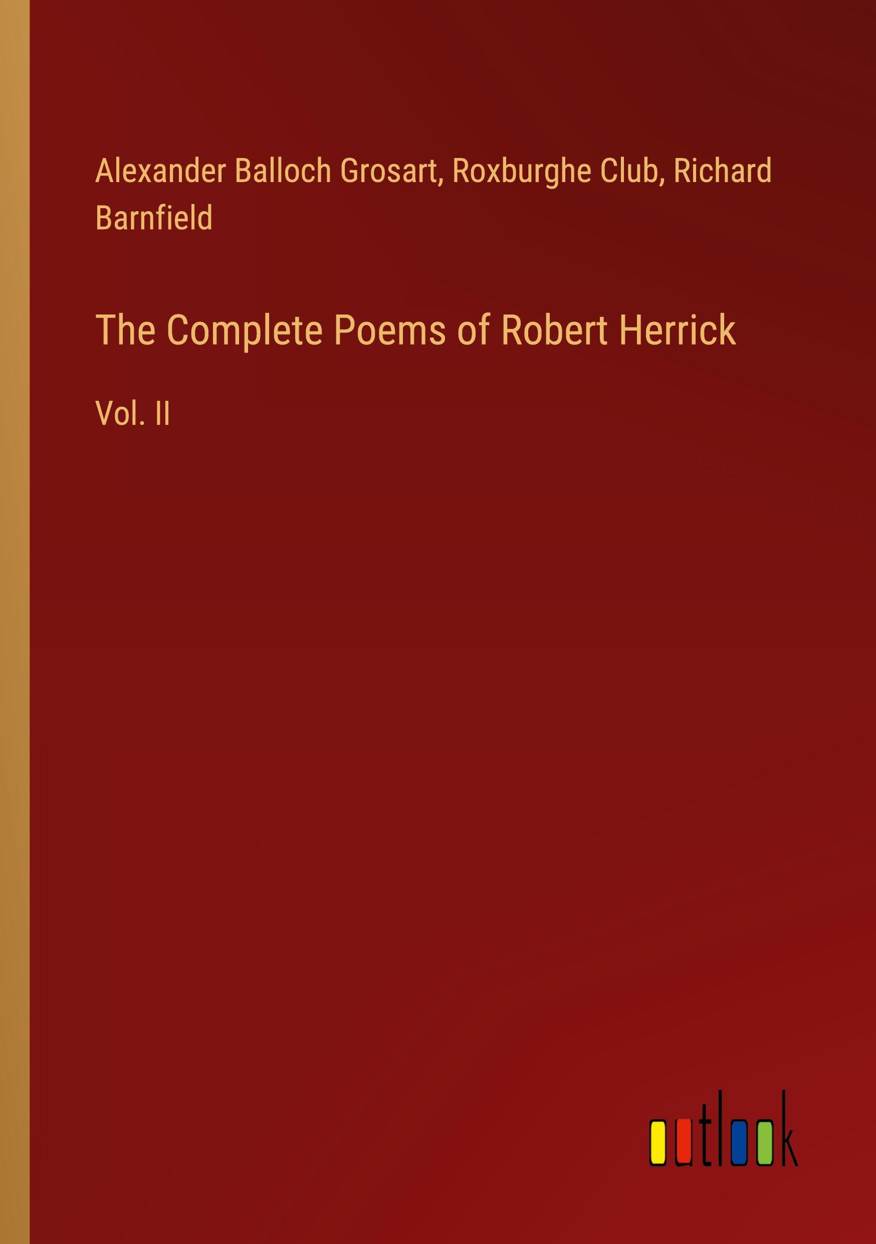 The Complete Poems of Robert Herrick