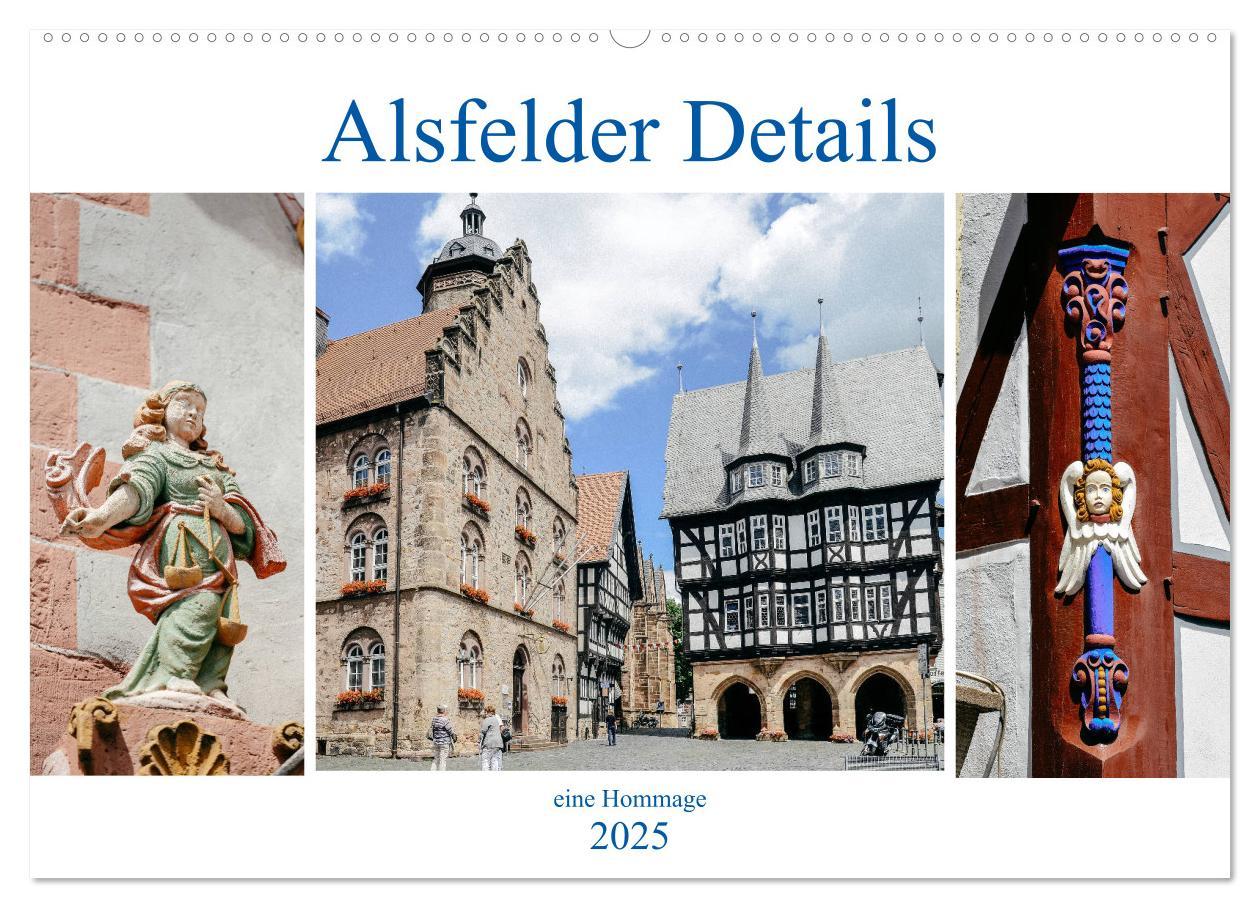 Alsfelder Details - eine Hommage (Wandkalender 2025 DIN A2 quer), CALVENDO Monatskalender