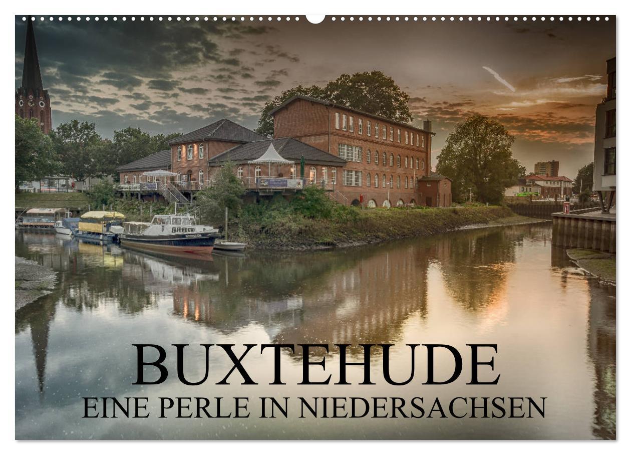 Buxtehude - Eine Perle in Niedersachsen (Wandkalender 2025 DIN A2 quer), CALVENDO Monatskalender