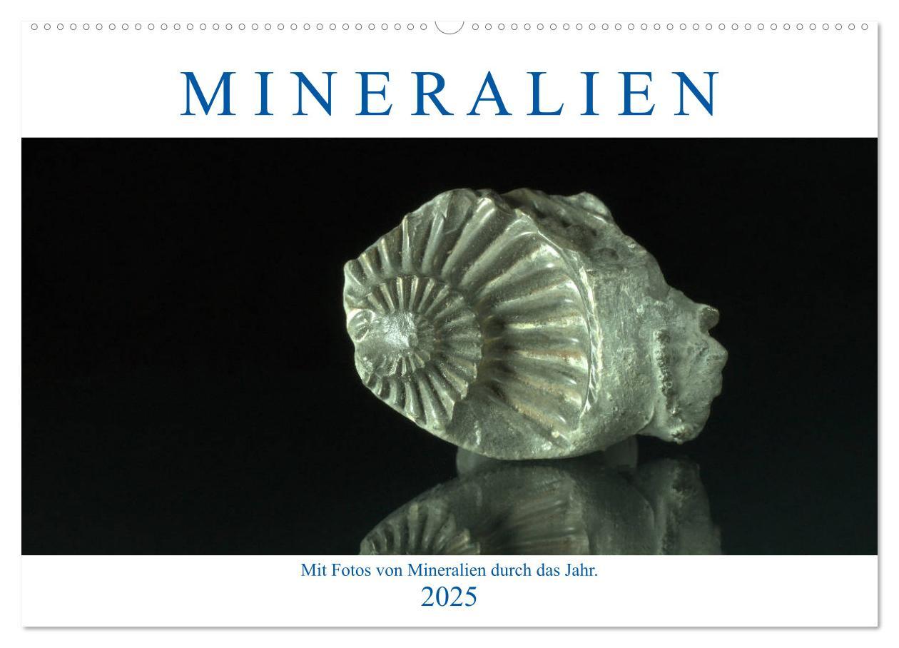 Mineralien (Wandkalender 2025 DIN A2 quer), CALVENDO Monatskalender