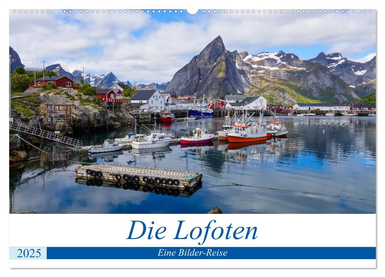 Die Lofoten - Eine Bilder-Reise (Wandkalender 2025 DIN A2 quer), CALVENDO Monatskalender