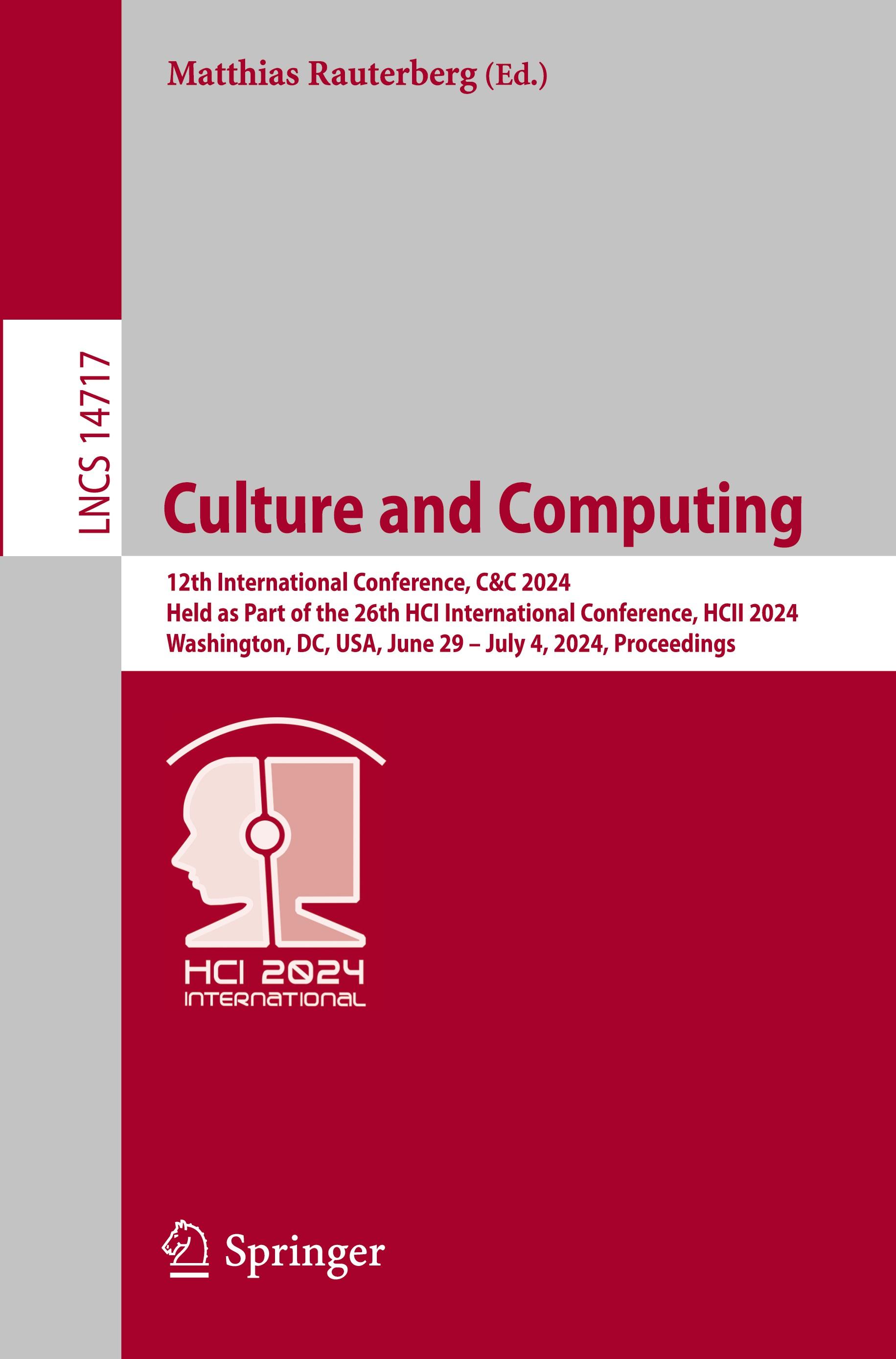 Culture and Computing