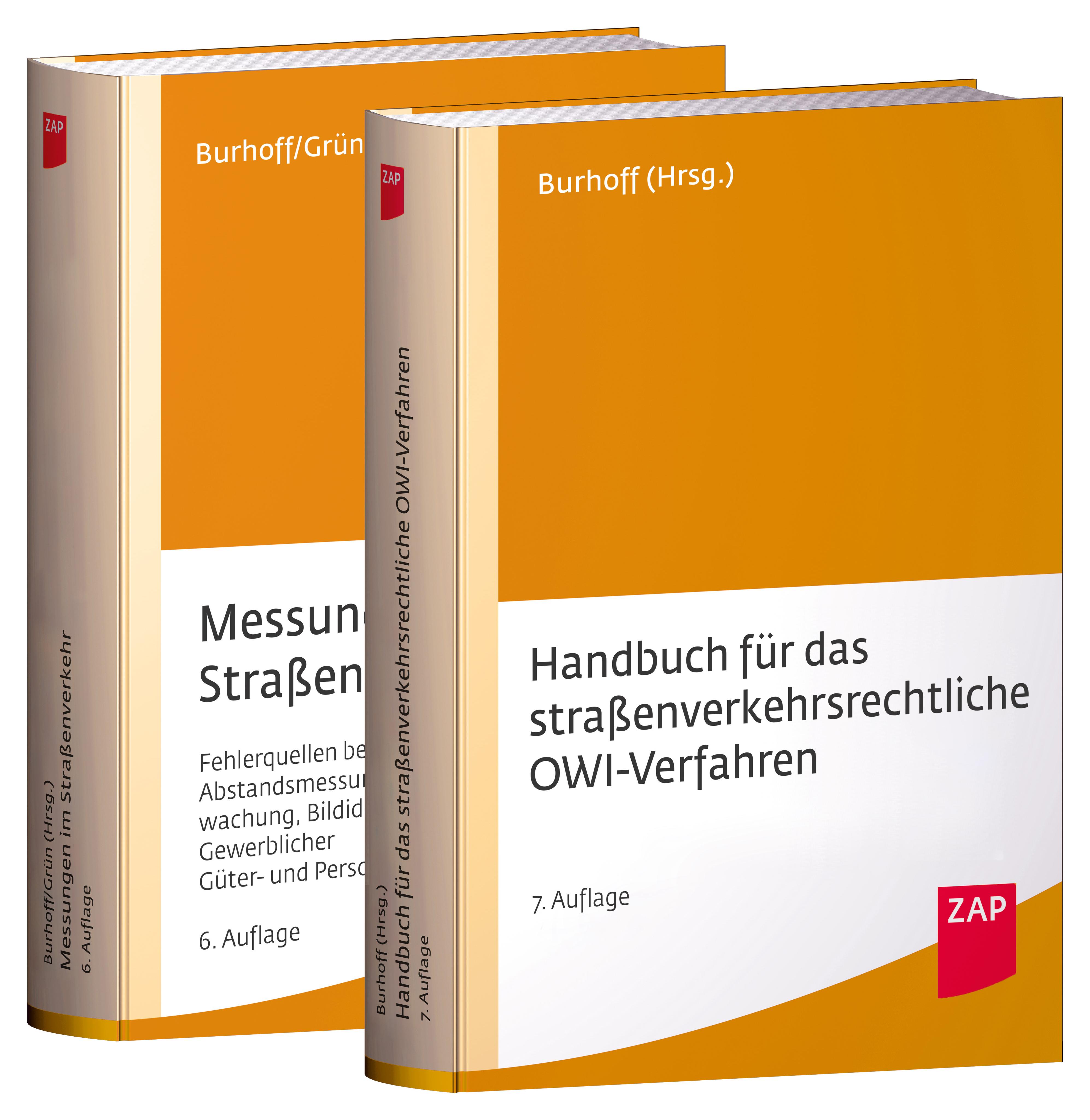 Paket Handbuch für das straßenverkehrsrechtliche OWi-Verfahren und Messungen im Straßenverkehr