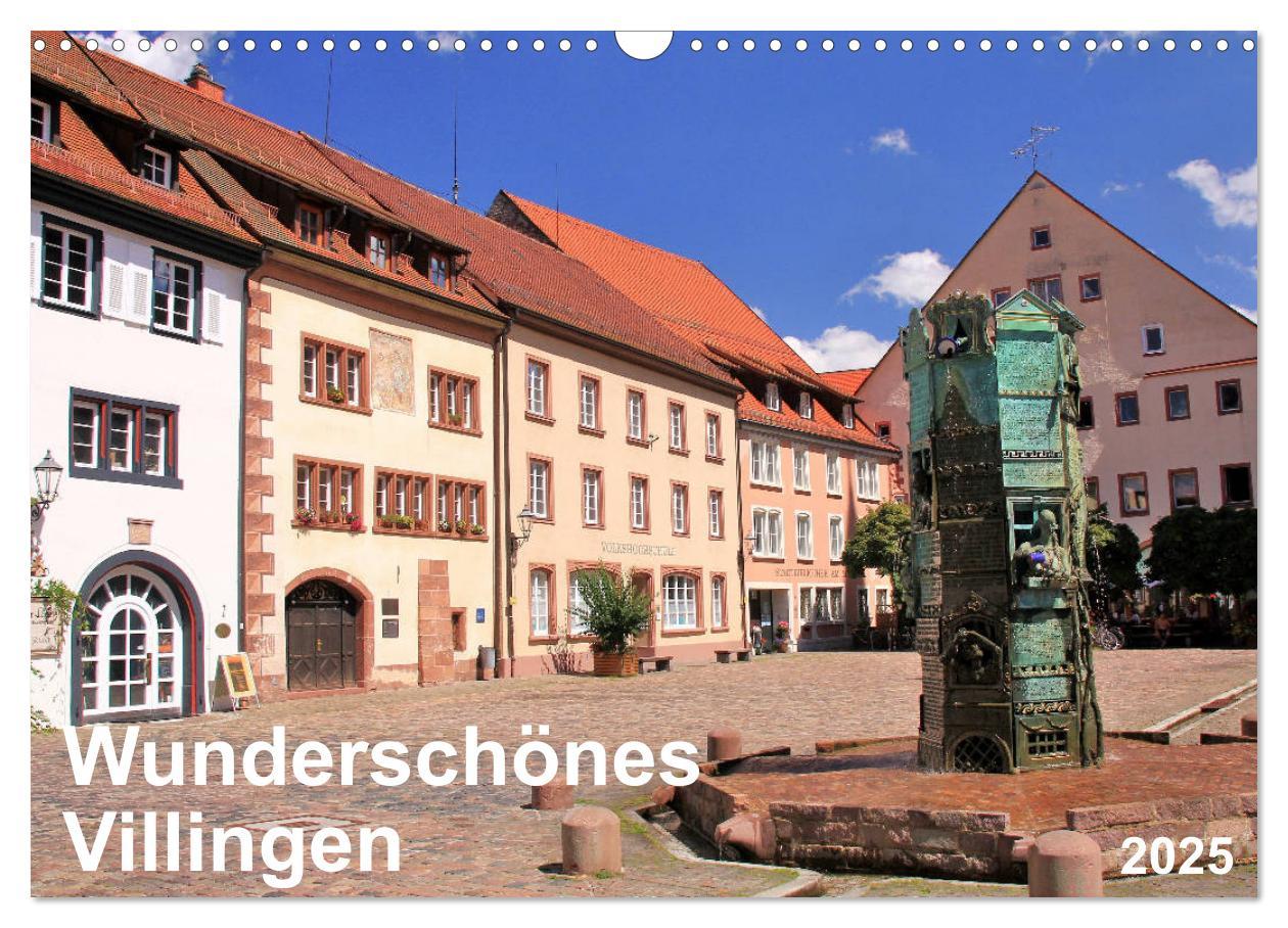 Wunderschönes Villingen (Wandkalender 2025 DIN A3 quer), CALVENDO Monatskalender