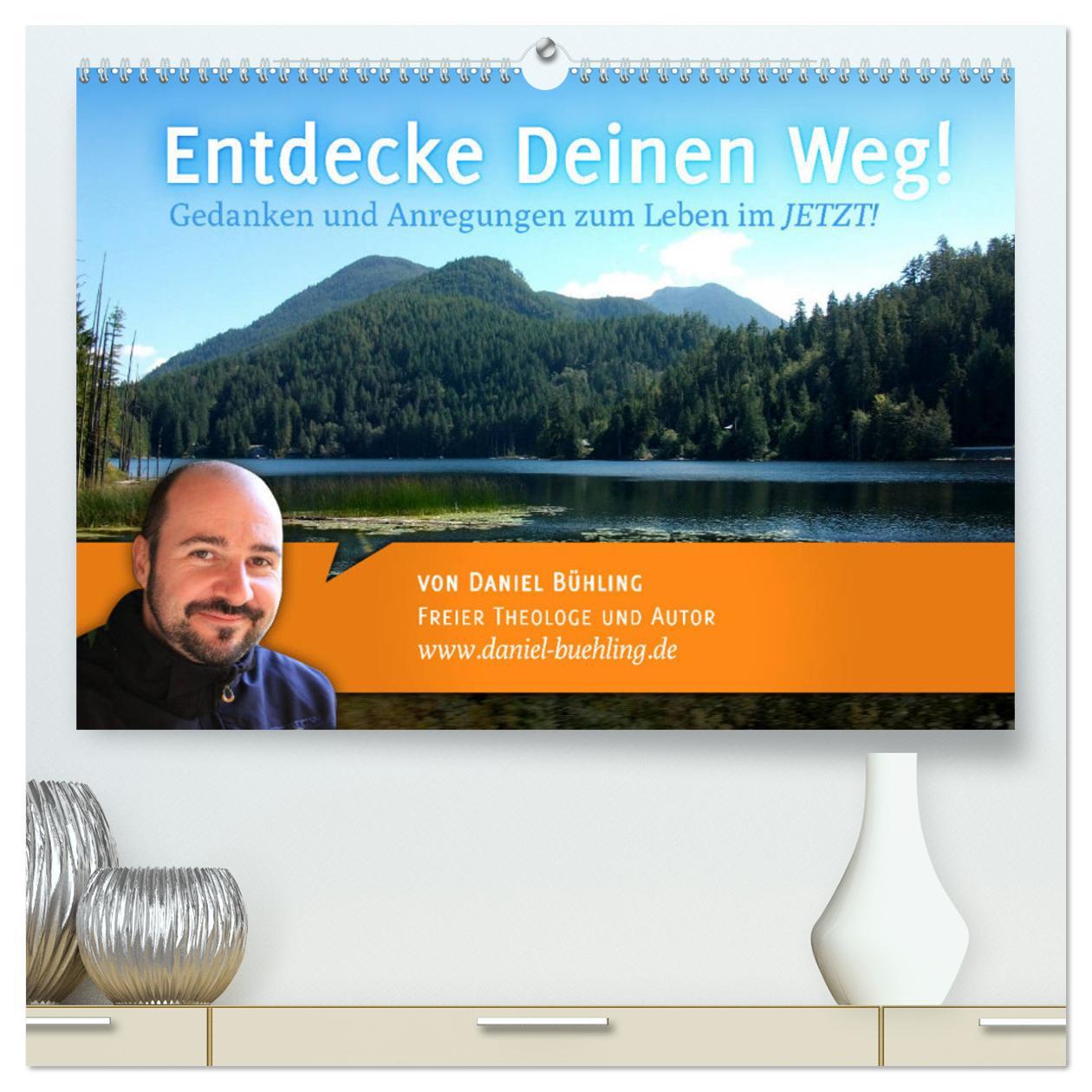 Entdecke Deinen Weg! (hochwertiger Premium Wandkalender 2025 DIN A2 quer), Kunstdruck in Hochglanz