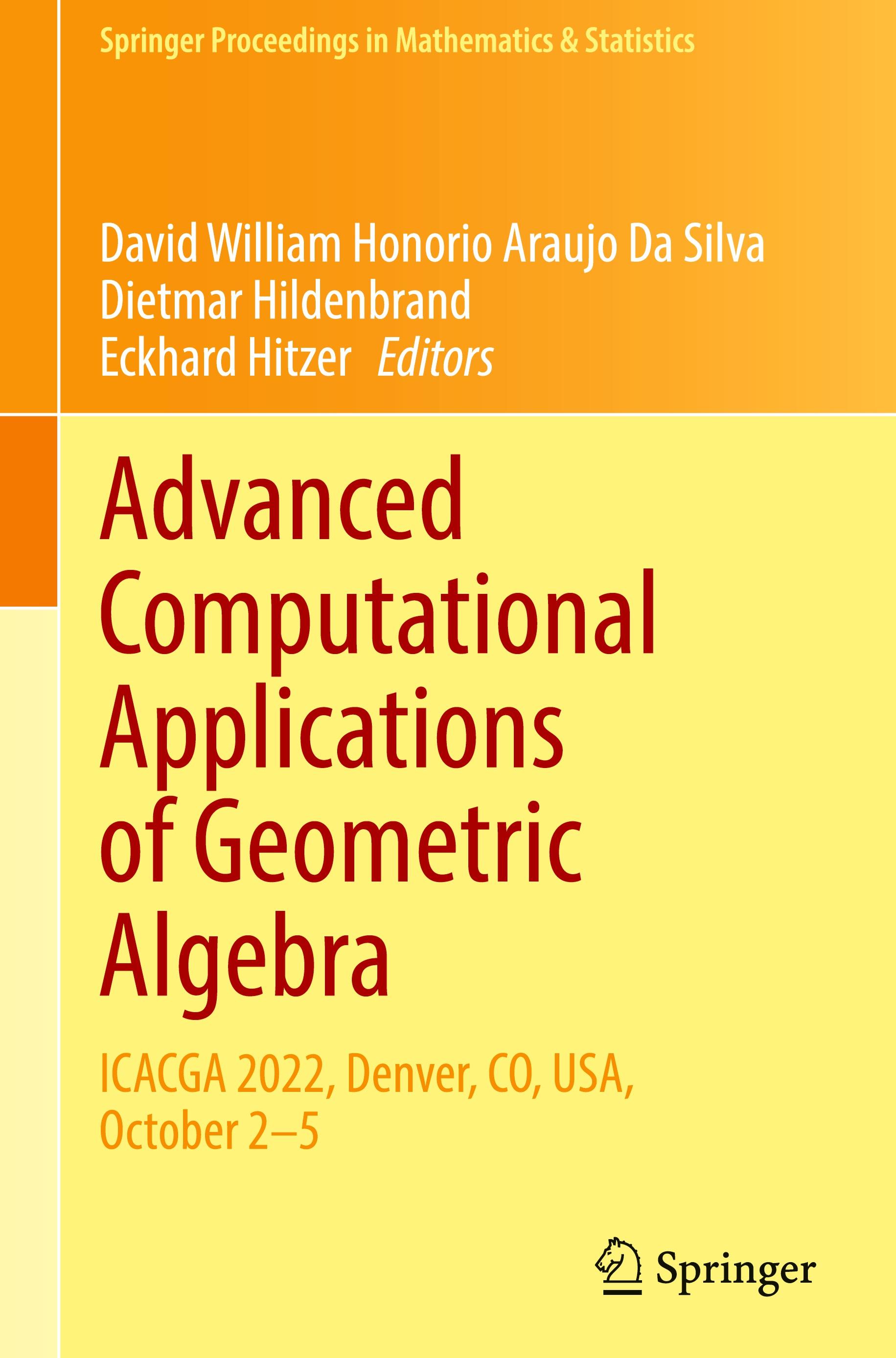 Advanced Computational Applications of Geometric Algebra