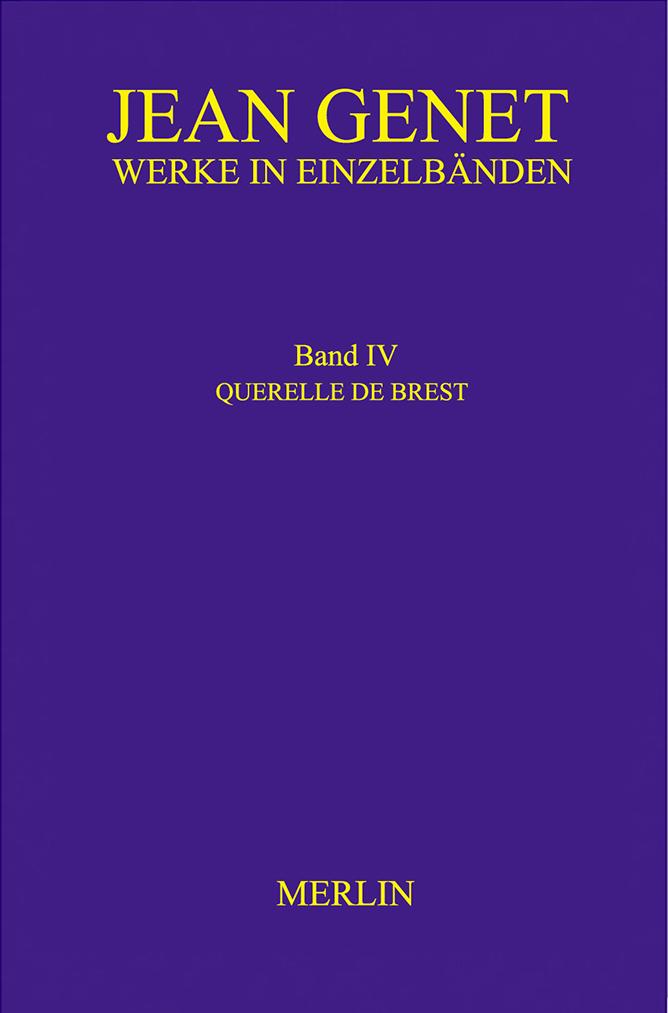 Werkausgabe / Werke in Einzelbänden - Querelle de Brest