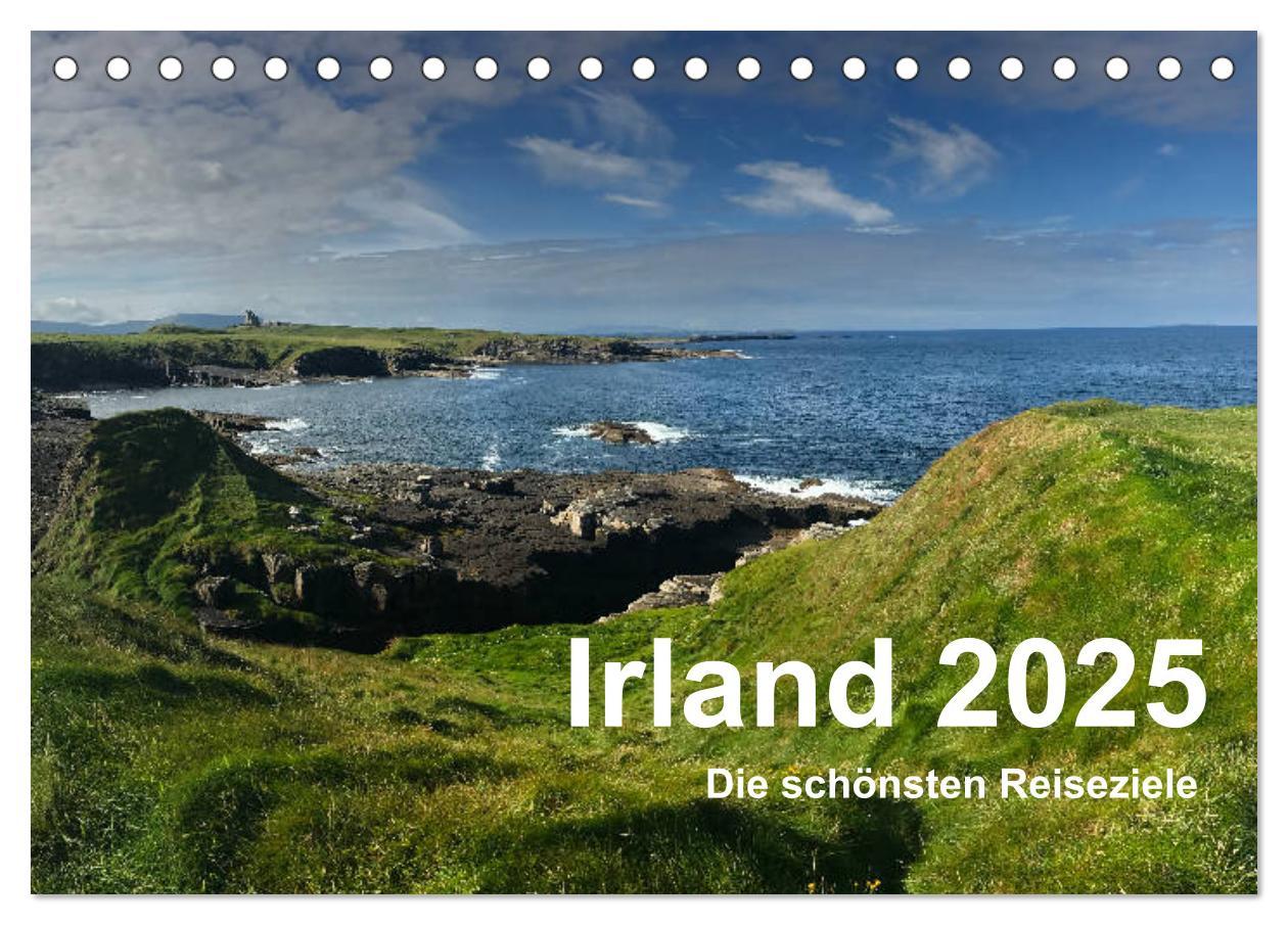 Irland 2025 - Die schönsten Reiseziele (Tischkalender 2025 DIN A5 quer), CALVENDO Monatskalender