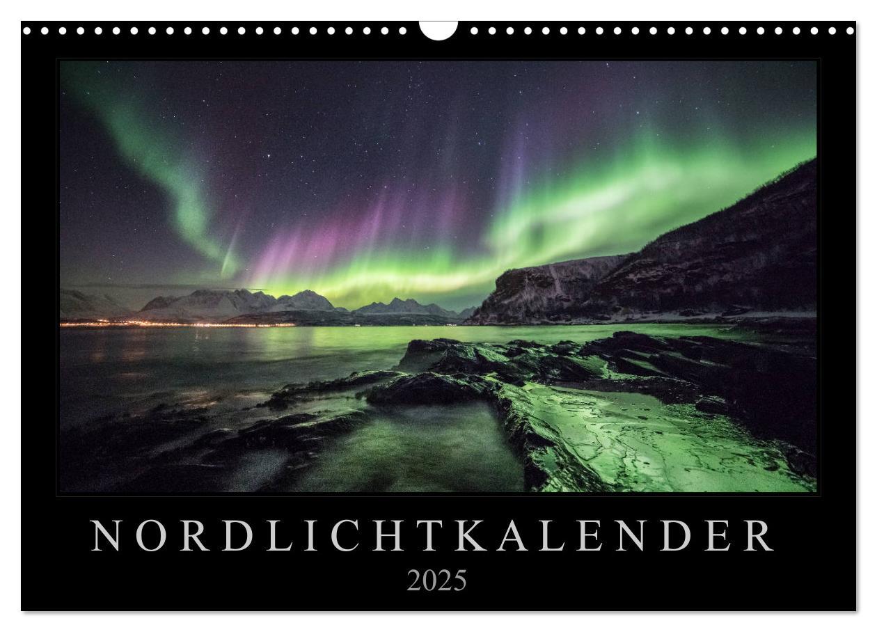 Nordlichtkalender (Wandkalender 2025 DIN A3 quer), CALVENDO Monatskalender