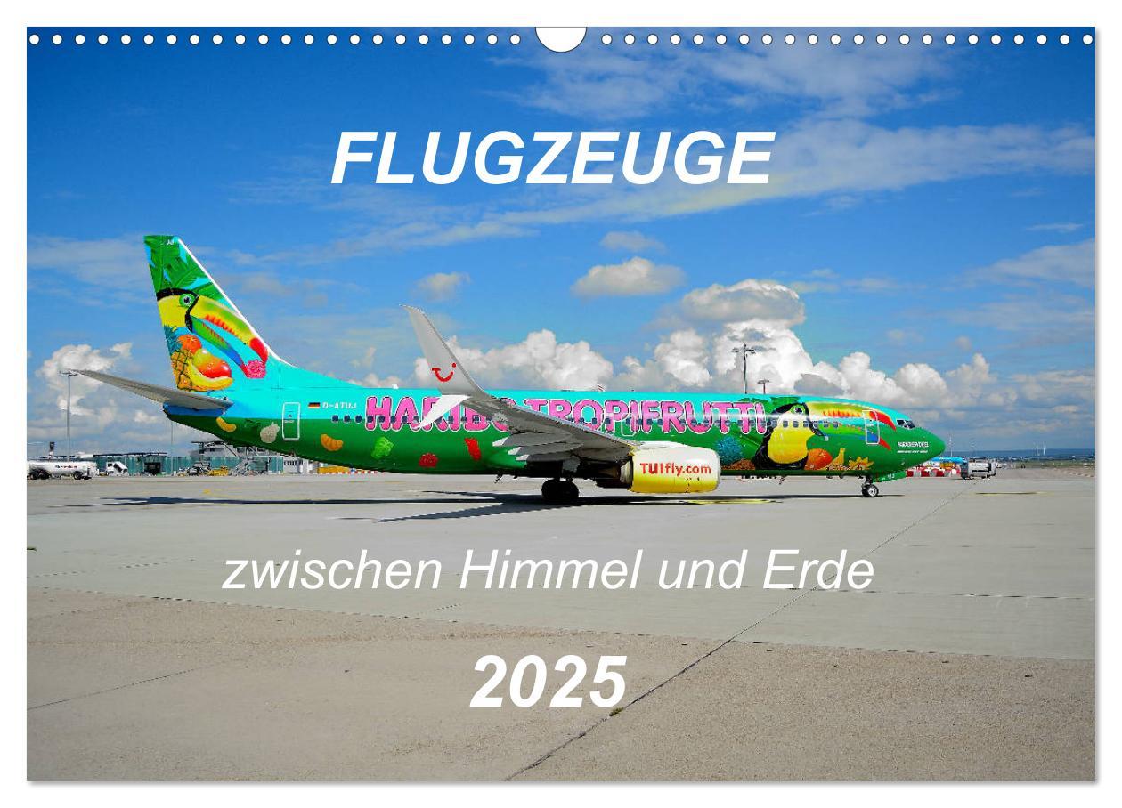 Flugzeuge zwischen Himmel und Erde (Wandkalender 2025 DIN A3 quer), CALVENDO Monatskalender