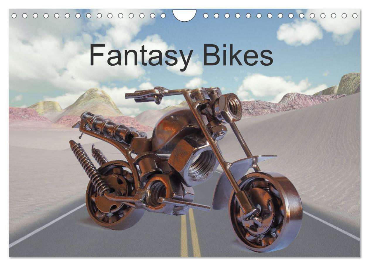 Fantasy Bikes (Wandkalender 2025 DIN A4 quer), CALVENDO Monatskalender