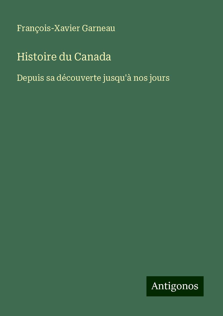 Histoire du Canada