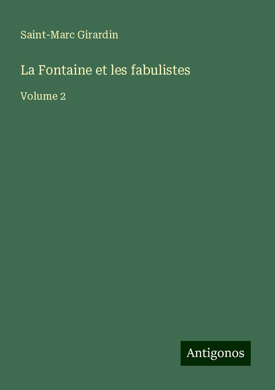 La Fontaine et les fabulistes