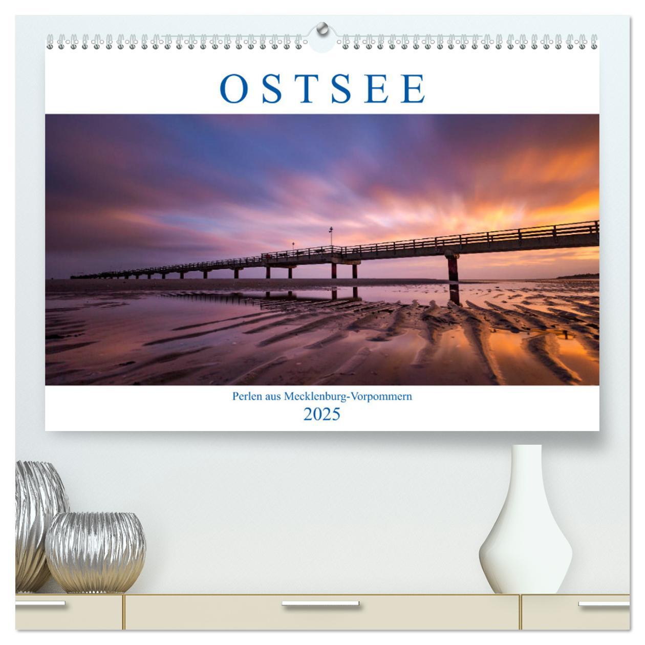 Ostsee - Perlen aus Mecklenburg-Vorpommern (hochwertiger Premium Wandkalender 2025 DIN A2 quer), Kunstdruck in Hochglanz