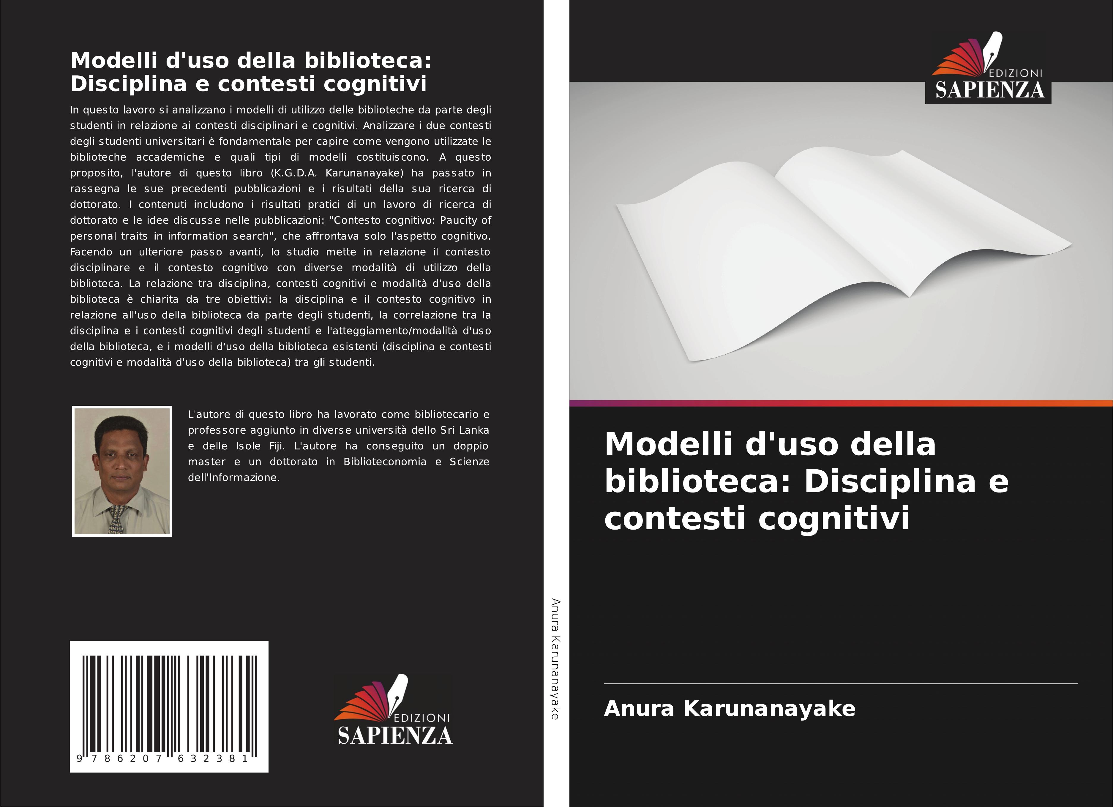 Modelli d'uso della biblioteca: Disciplina e contesti cognitivi